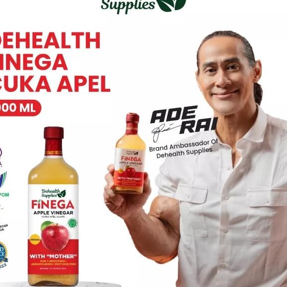 

Dehealth Upplie Finega Cua Apel 1 Liter Emaan Botol Aca