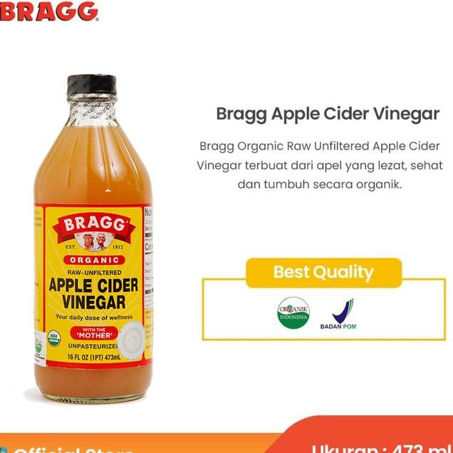 

Bundling 2 Pc Bragg Organic Raw Uned Cider Vinegar 473Ml