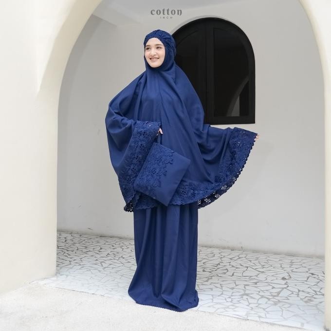 Terjangkau Cotton Inch - Attaya Mukena Khadijah Premium