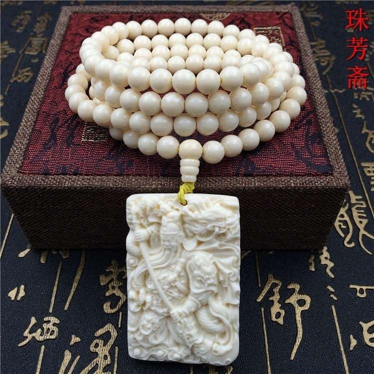 Kalung Liontin Guan Gong Gading Hadiah Dewa Penjaga Pria
