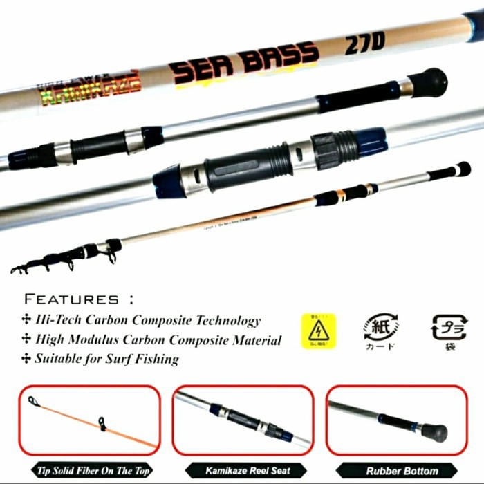 NEW JORAN PANCING KAMIKAZE SEA BASS 270 - 300 - 360 ANTENA