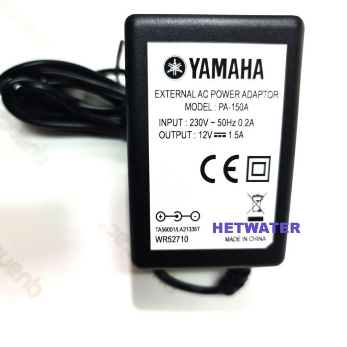 Adaptor Drum Elektrik Yamaha PA-150A 12V 1.5A DTX-562, DTX-582, DTX700 Premium