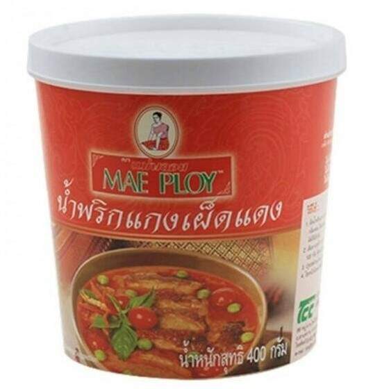 

TERBARU! Mae Ploy Red Curry Bumbu Instant Kari Merah Thai Thailand