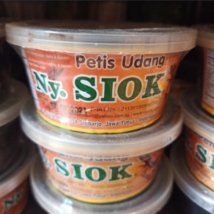 

TERLARIS! Ny.siok petis udang 250gr bumbu