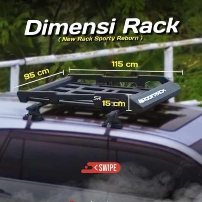 Promo Roof Rack bagasi atas mobil Isuzu panther+cross bar Merek rhinorack COD