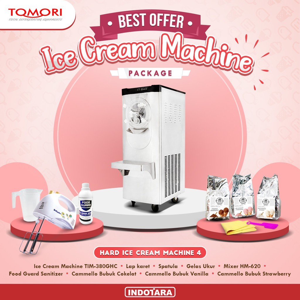 Paket Mesin Pembuat Es Krim Hard / Hard Ice Cream Machine 4