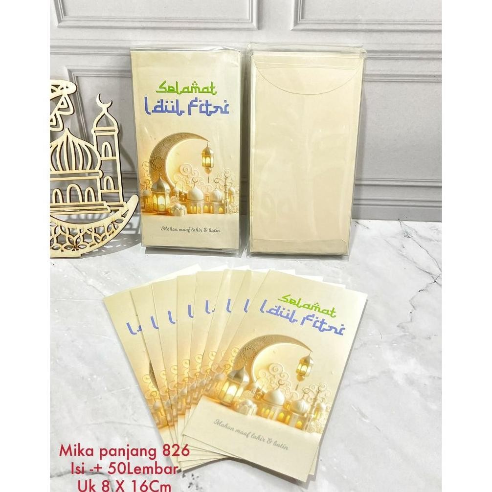 

yt- AMPLOP LEBARAN IDUL FITRI PANJANG 50 pcs KEMASAN MIKA IDUL FITRI ISI 50 LEMBARA Berkualitas
