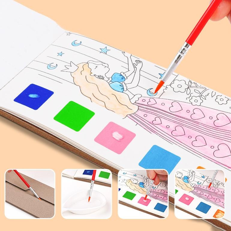 

Super Seller 1 Set Paket Lukis / Paket Melukis Anak Atk
