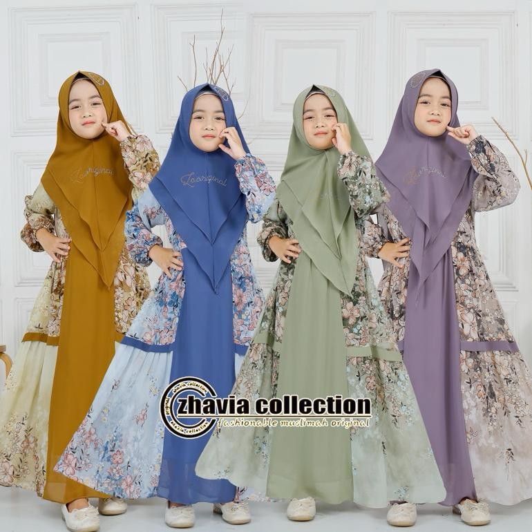 HK GAMIS SYARI ANAK ALESHA ORIGINAL ZC PART 1 TERLARIS