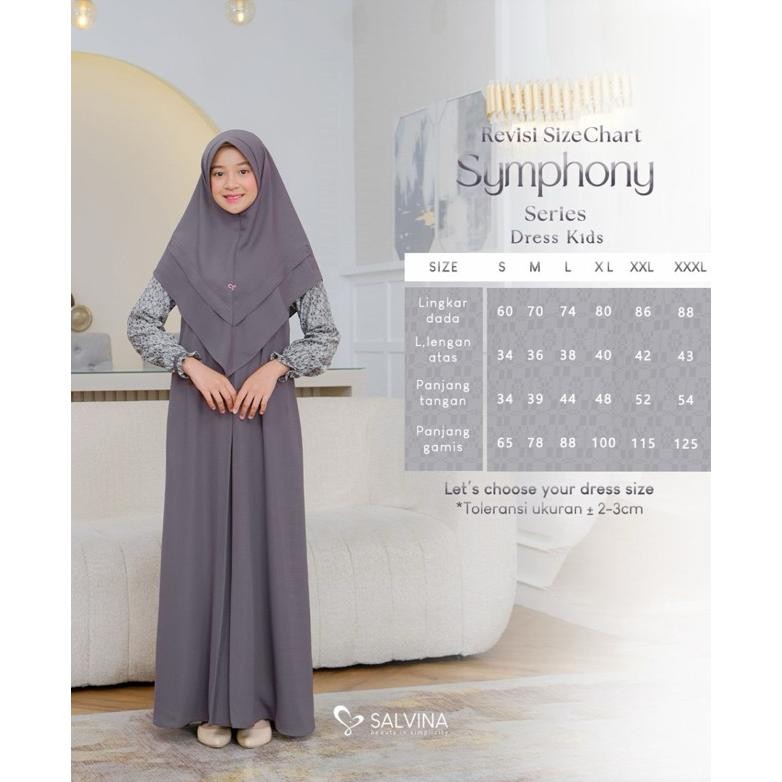 HK SYMPHONY SERIES BY SALVINA HIJAB GAMIS ANAK SARIMBIT KELUARGA TERBARU TERLARIS