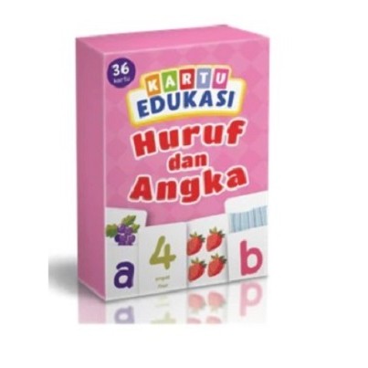 Kartu Edukasi: Huruf Dan Angka