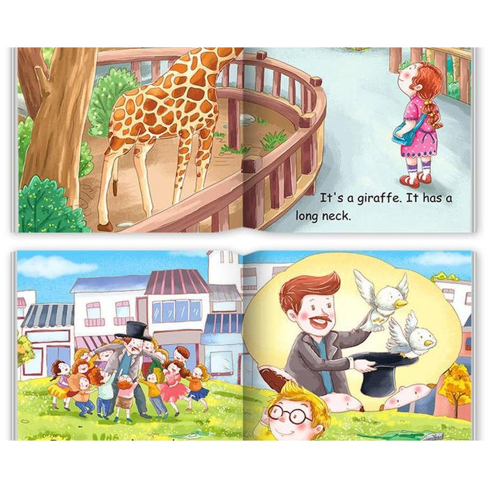 

12 Buku Import Cerita Bahasa Inggris Full Color Paud Tk