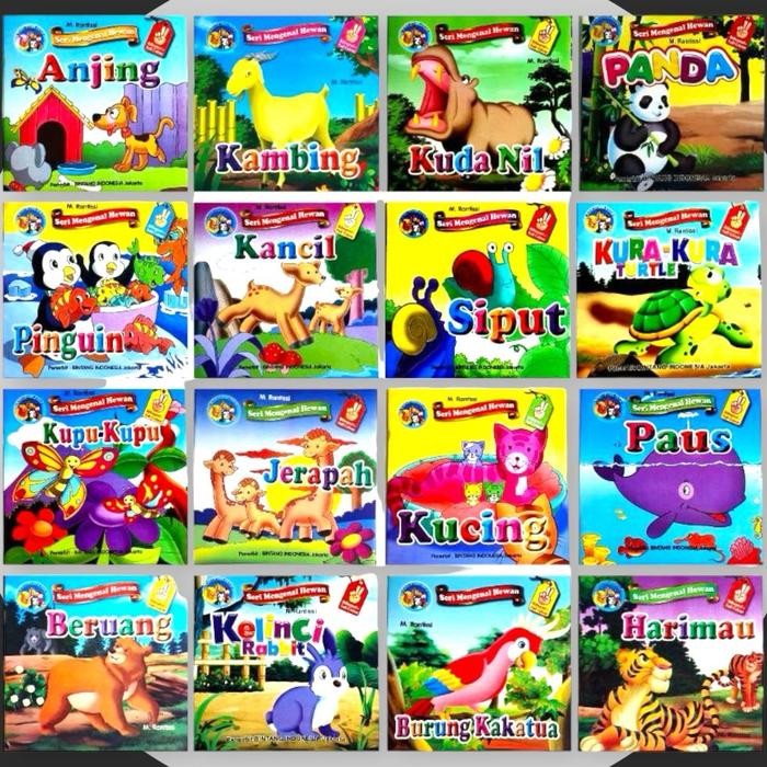 

Buku Seri Mengenal Hewan Bilingual Full Colour Anak