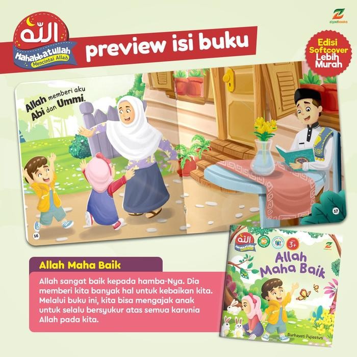 

Mahabbatullah - Buku Cerita Menumbuhkan Cinta Kepada Sang Pencipta (Hvs - Isi 5 Buku) Anak