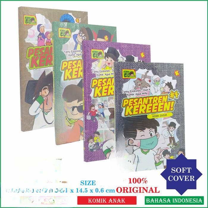 

Paket 4 Buku Komik Pesantren Keren Jilid 1 2 3 4 Komik Anak Islami Pas Kids Manga