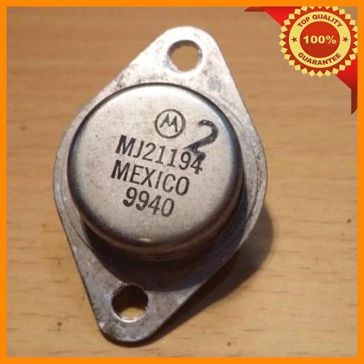 [SPL] TRANSISTOR MJ21194 MJ 21194 MOTOROLA USED COPOTAN UNTUK AUDIO