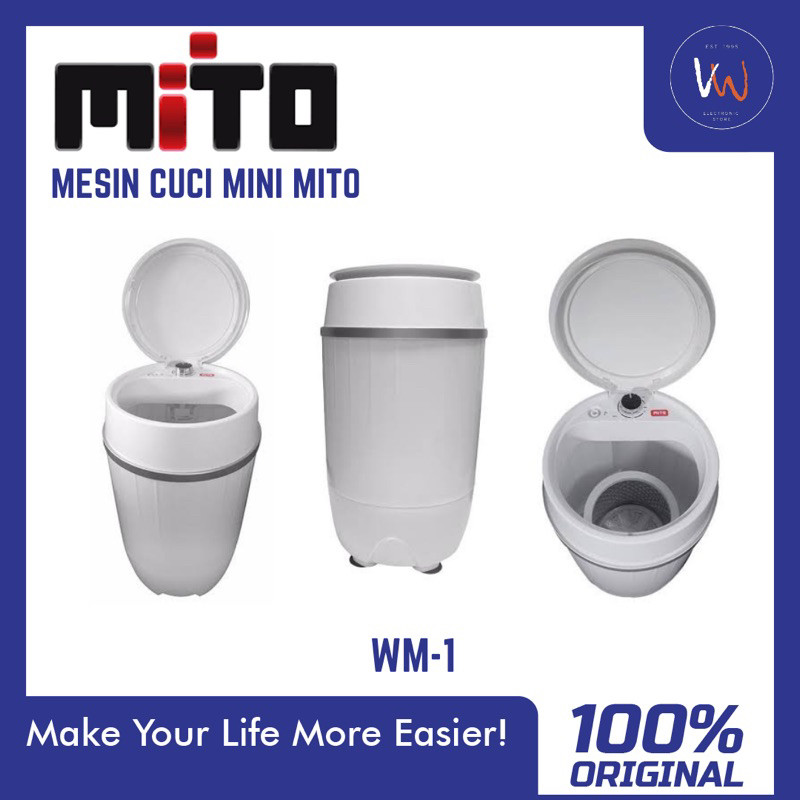 Mesin Cuci Mini Mito WM-1 / Mesin Cuci Portable