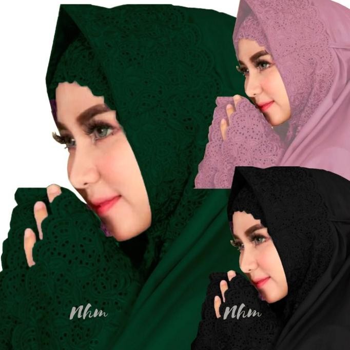 Spesial Mukena Telekung Fatimah Bestseller, Mukena Dewasa Katun Renda