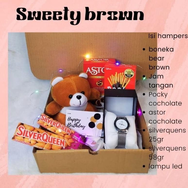 

VIRAL Paket Sweety Hampers Ulang Tahun Gift Box Anniversary Graduation Coklat Silver Queen Valentine si-19