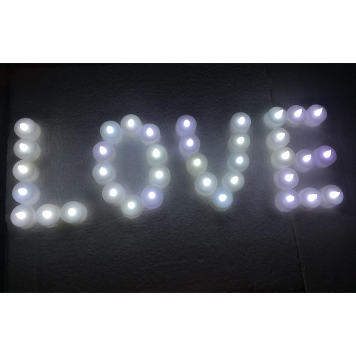 Lilin Lampu LED Bulat - Lilin Elektrik - Lilin LED - Lampu Lilin LED