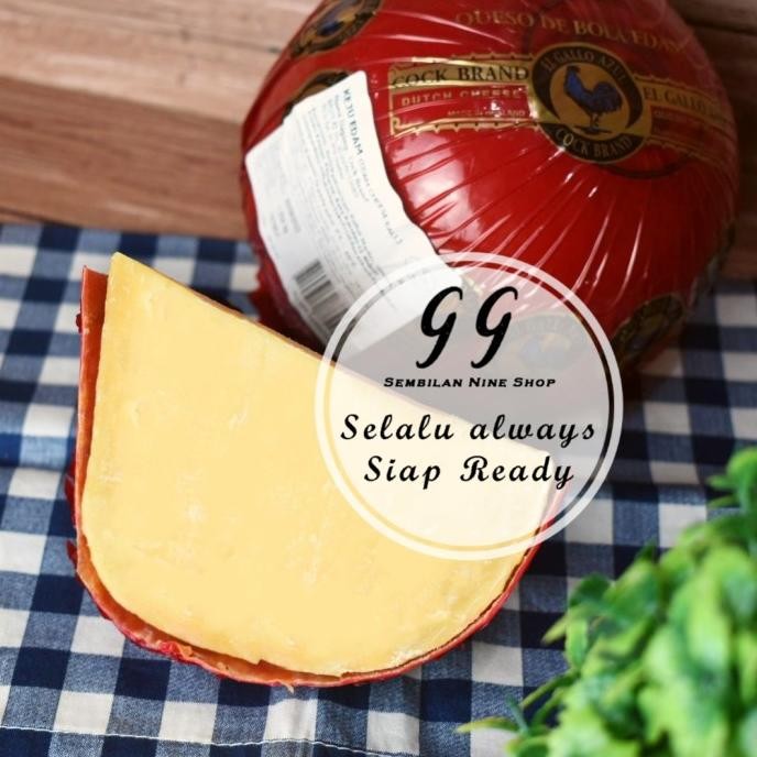 

KEJU EDAM AYAM EMAS SEKITAR 400 GRAM CHEESE HOLLAND EDAM BOLA MERAH