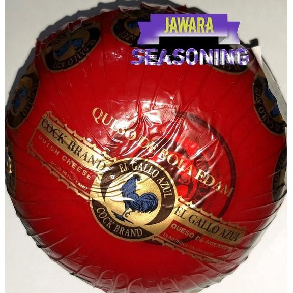 

KEJU EDAM CAP AYAM EMAS 1.6 KG/KEJU BOLA EDAM UTUH COCK BRAND MURAH