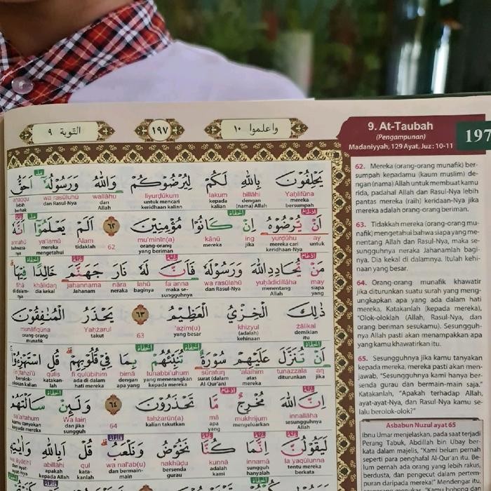 

Alquran Jumbo B4 Asyifa Terjemah Perkata Latin Tajwid Warna Wakaf Ibtida Lengkap Hard Cover Quran