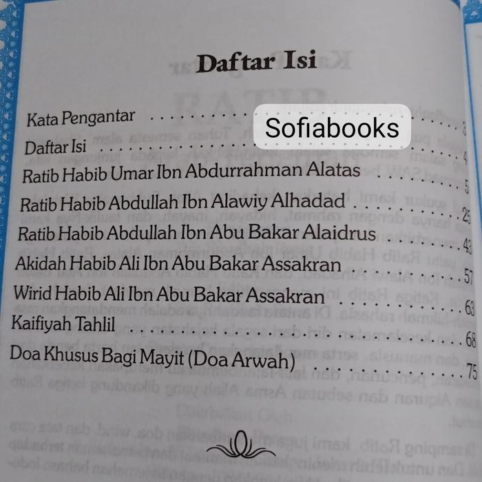 

Buku Ratib Kitap Rotib Terjemah Dan Non Terjemah Penerbit Raudhah Press