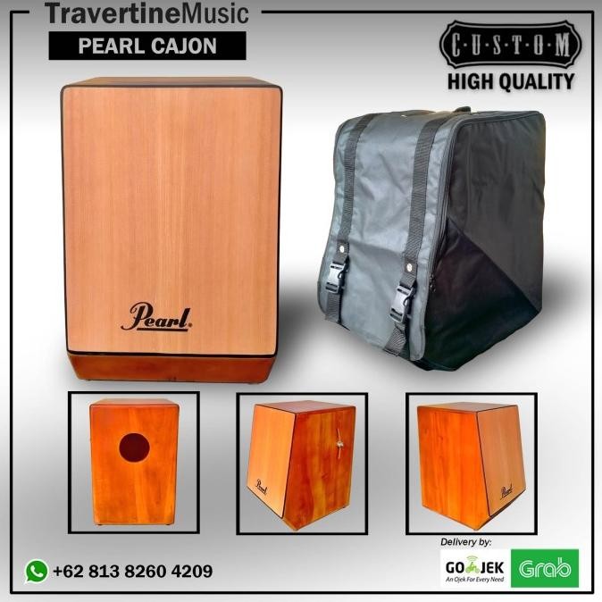 Cajon / kajon pearl drum akustik Premium