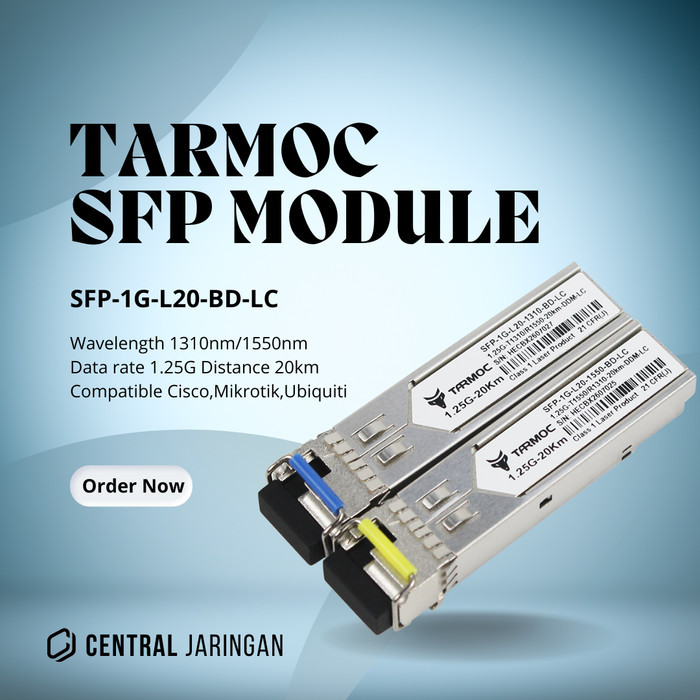 Tarmoc SFP-1G-L20-BD-LC SFP 1G BIDI 20KM SFP 1G 20KM Single Mode