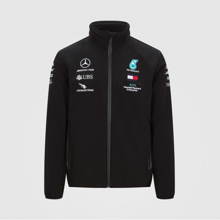 Mercedes-AMG F1 2020 Team Softshell Jacket. Jaket Unisex