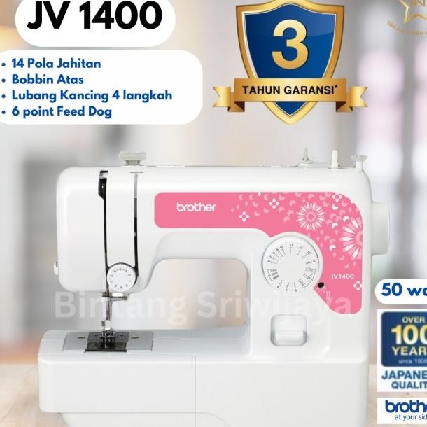 

Brother Jv1400 Jv1400 Ja1400 Ja1400 Mein Jahit Portable Multifungi