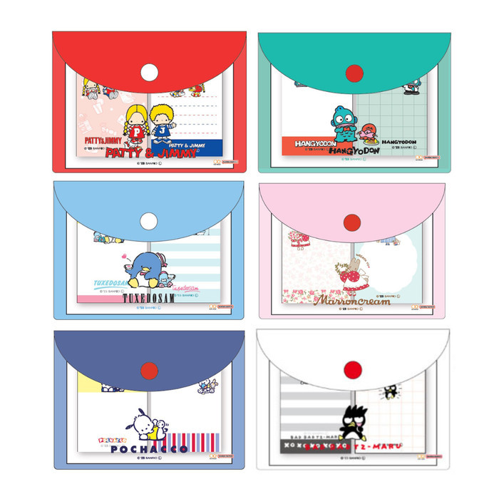 

Sticky Note with Retro Case Sanrio Memo Mini Pouch Limited Edition