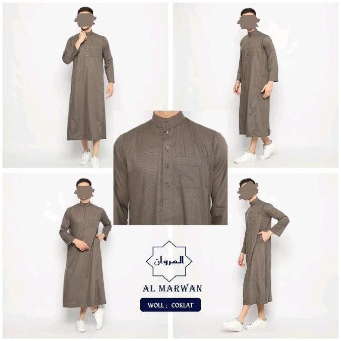 Terlaris, Jubah Marwan Woll/Haramain Wol/Alharamain Woll/Jubah Haramain