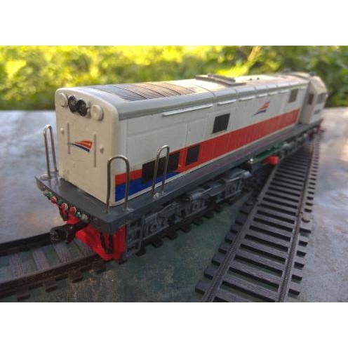 mainan kereta api remote control lokomotif cc201 skala HO KTS