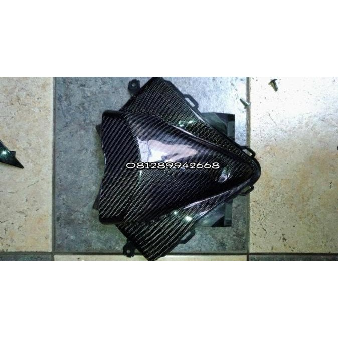 New  yamaha aerox 155 vva cover tengah dasi carbon kevlar plus part ori