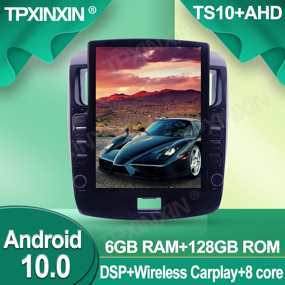 YEMAR 6+128GB For TOYOTA AVANZA Daihatsu Xenia 2010-2016 GPS Car Multimedia Player Head Unit Audio R