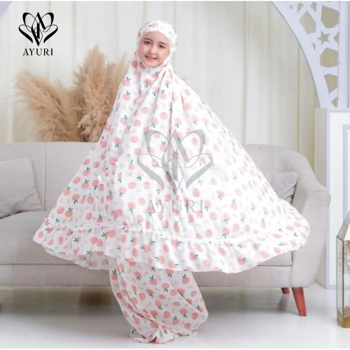 mukena putih anak tazbiya exclusive dhiya series