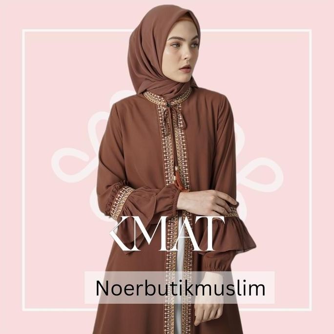 Hot Promo, Hikmat Fashion Original A9677-02 Abaya Hikmat Noerbutikmuslim Gamis Turki Gamis Turkey Ab
