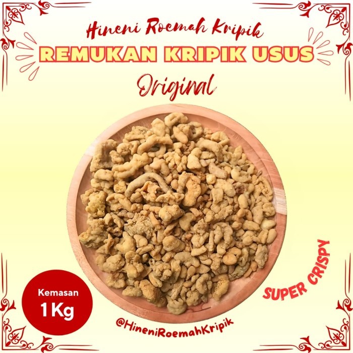 

TERUJI Keripik Usus Ayam Remuk 1kg