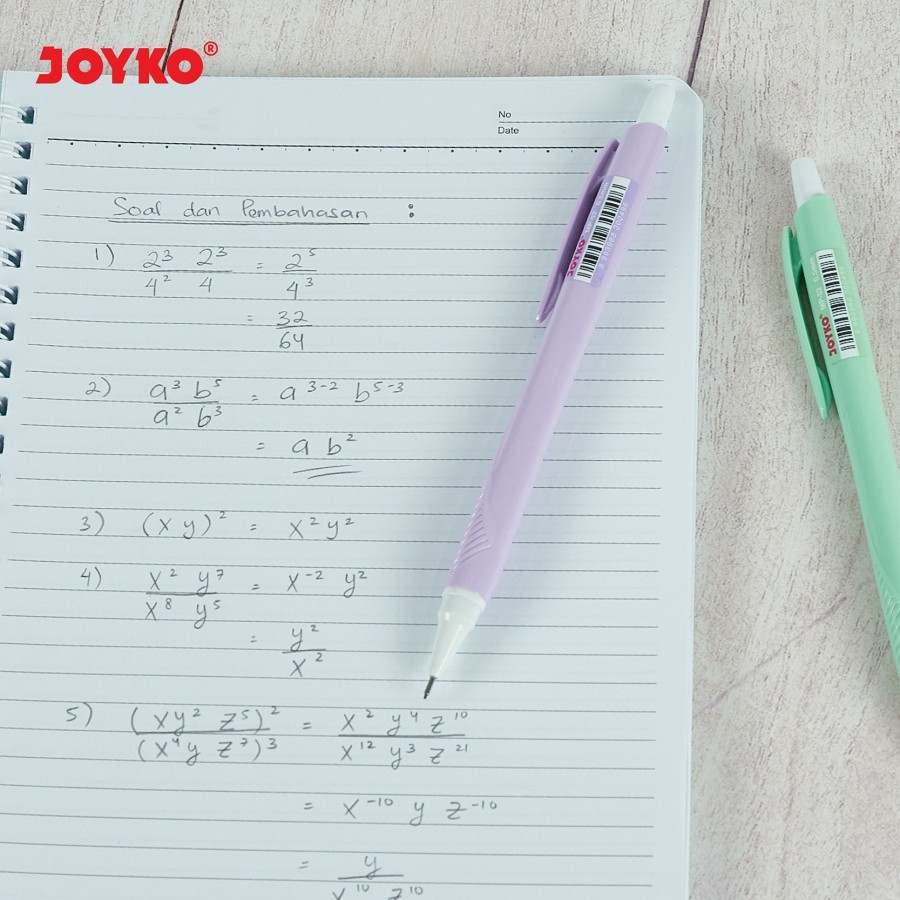 

JOYKO MECHANICAL PENCIL 0.5MM / PENSIL MEKANIK 0.5 JOYKO MURAH BERKUALITAS MP-52 RAJA BIG BOX
