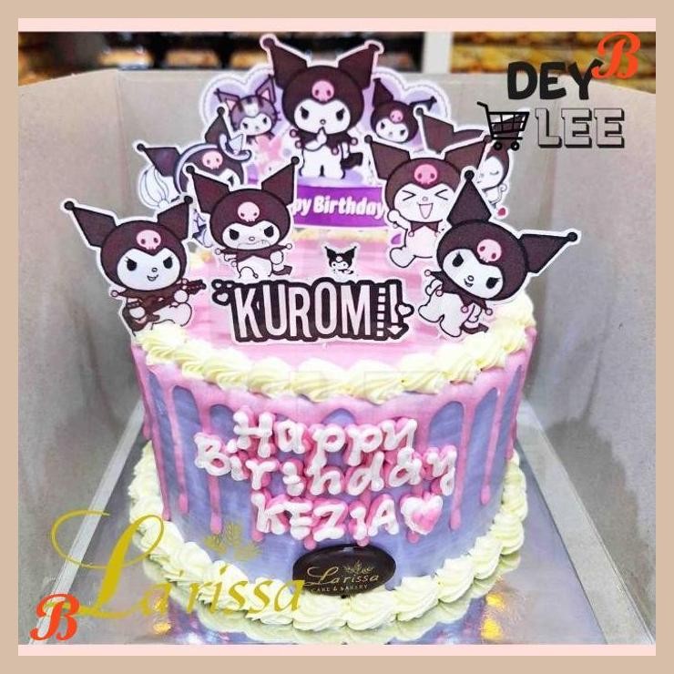 

| KK | LARISSA KUE ULANG TAHUN KUROMI BULAT 15CM BIRTHDAY CAKE BANDUNG