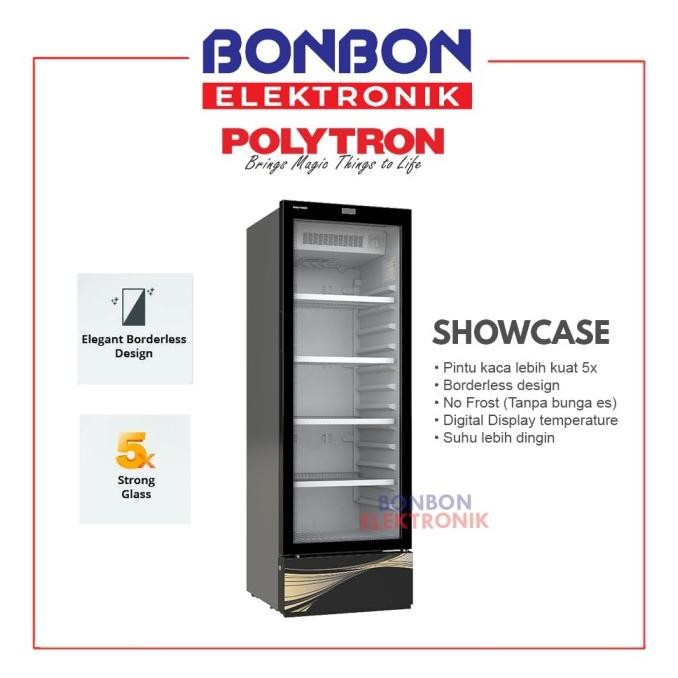 Grosir Polytron Showcase Scn 238X / Scn 238 X / Scn238 257L 8 Series No Frost