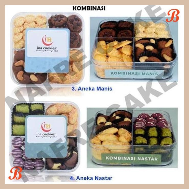 

| NS | INA COOKIES KOMBINASI KUE KERING / ANEKA ASIN COKLAT MANIS NASTAR