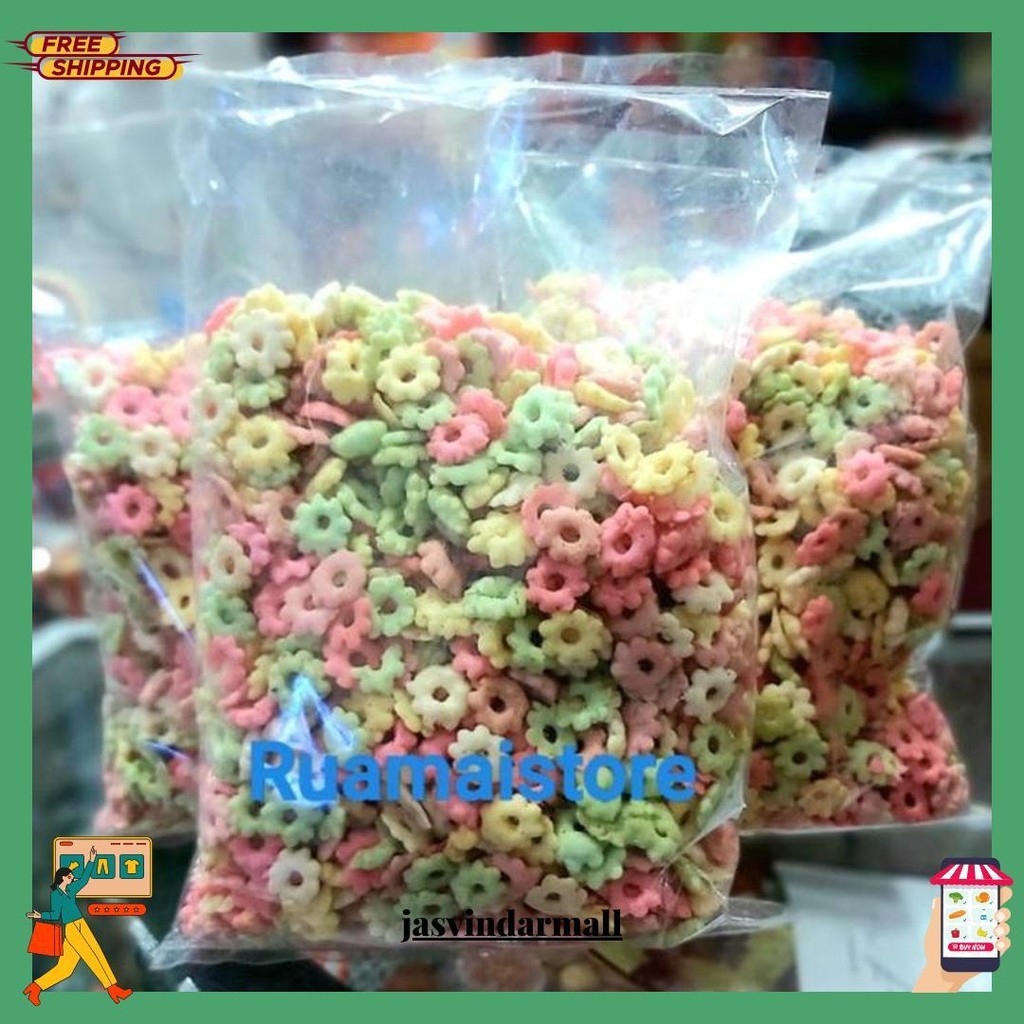 

(Kilo) Sakura Ribut Asin Warna 250 Grams Siap Kirim