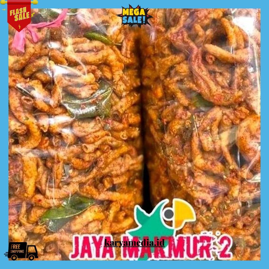 

500Gram Kripik Usus Crispy Premium Jaya Makmur Terlaris