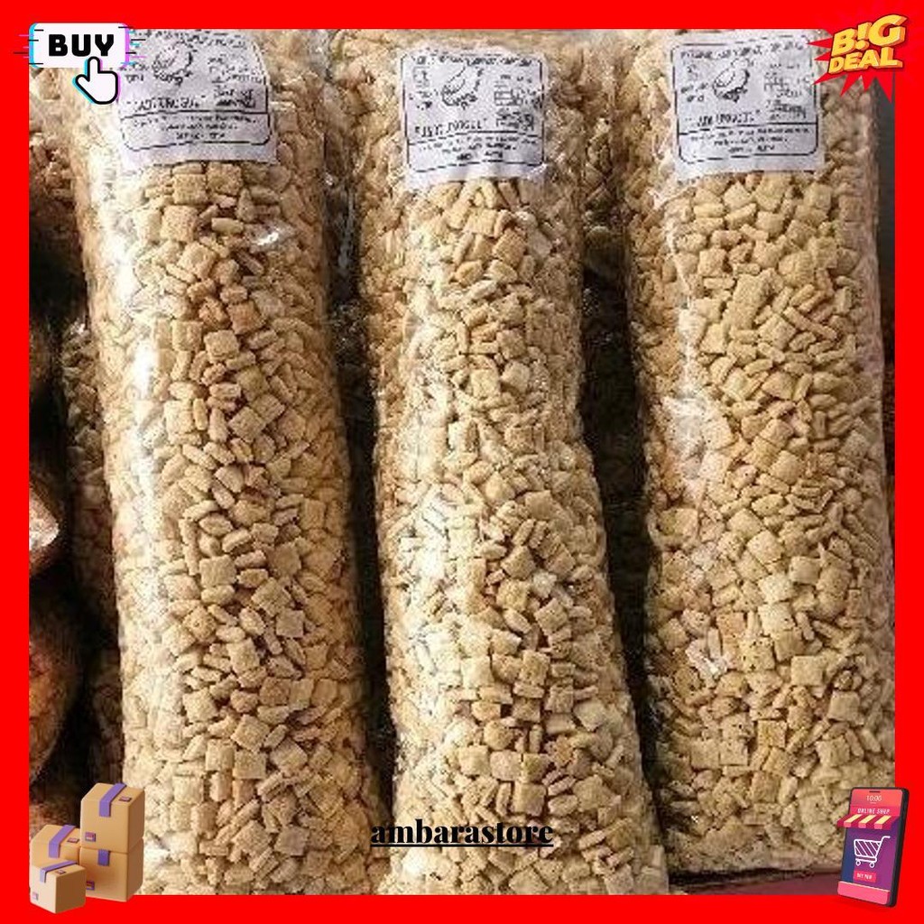 

1Ball Kerupuk Rambak Tahu Kotak Original 1Kg Siap Kirim