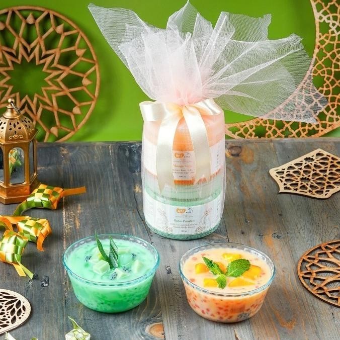 

New! Hampers Lebaran / Parcel Idul Fitri Ramadhan Mango Sago Buko Pandan - Mango Sago 4 Idul Fitri