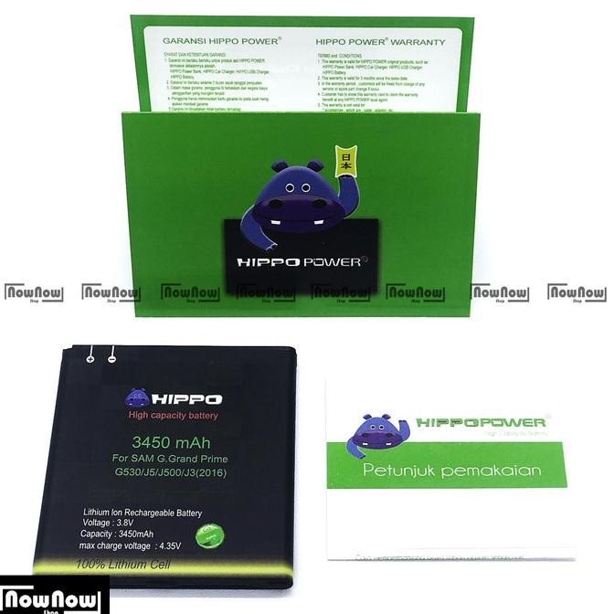 Baterai Hippo Samsung Galaxy J5 2015 J500 Original Batre Batrai HP Terlaris