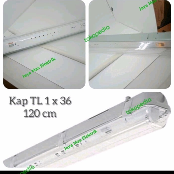 Kap Lampu Tl Waterproof 1X36 / Kap Neon Tl Led Outdoor 1X16 X 36 120Cm